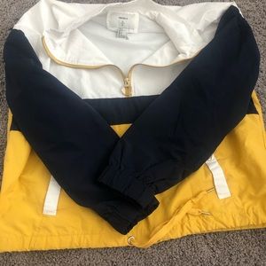 color block windbreaker